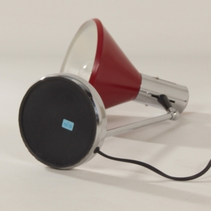 Red Desk Lamp Made in Italy, Florence, 1960s