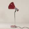 Red Desk Lamp Made in Italy, Florence, 1960s