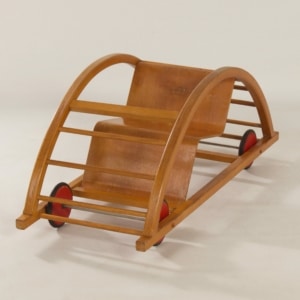 Reversible Rocking Chair by Brockhage, Andrä and Mart Stam for Siegfried Lenz Berggieszhübel, 1950s
