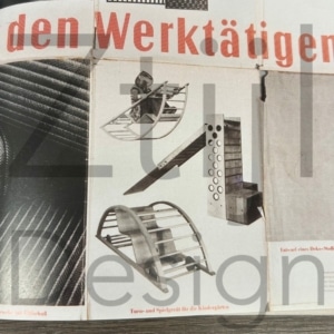 Reversible Rocking Chair by Brockhage, Andrä and Mart Stam for Siegfried Lenz Berggieszhübel, 1950s