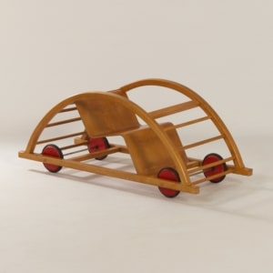 Reversible Rocking Chair by Brockhage, Andrä and Mart Stam for Siegfried Lenz Berggieszhübel, 1950s