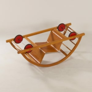 Reversible Rocking Chair by Brockhage, Andrä and Mart Stam for Siegfried Lenz Berggieszhübel, 1950s