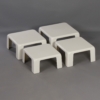 Side tables Quatro Gatti in Fiberlite by Mario Bellini for C&#038;B Italia, 1960s