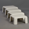 Side tables Quatro Gatti in Fiberlite by Mario Bellini for C&#038;B Italia, 1960s