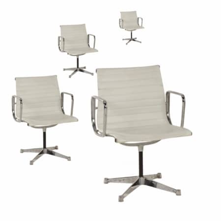 EA107 Dining chairs by Charles & Ray Eames for Herman Miller, 1970s – Set of 4