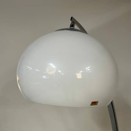 White Arc Lamp by Sölken Leuchten, 1970s