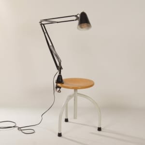Black Terry II Architect lamp by Hala, 1950s