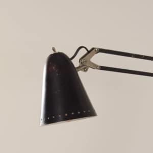 Black Terry II Architect lamp by Hala, 1950s