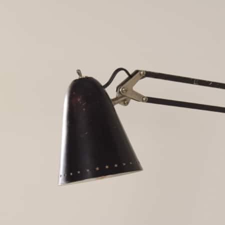 Black Terry II Architect lamp by Hala, 1950s