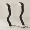 Pair of iGuzzini Snocky Table Lamps by Bruno Gecchelin, 1980s | Black and White
