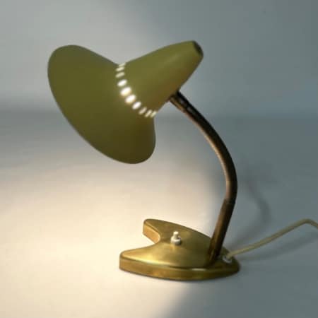 Rare Desk Lamp No. 16162 by Josef Brumberg, 1950s | with Brass Base