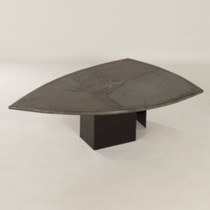 Brutalist Coffee Table by Paul Kingma, 1995 | Grey, Bright Blue, Surfboard