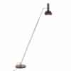 Floor Lamp with Two White Shades by Dijkstra Lamps, 1970s