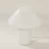Mushroom Lamp by Hala, 1990s | White Glass