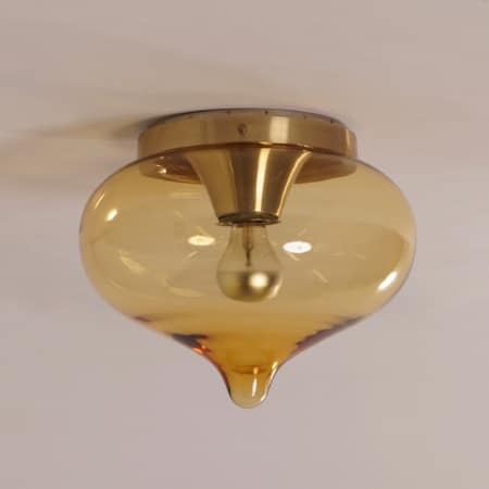 &#8216;Drop&#8217; Ceiling Lamp by Dijkstra, 1970s | 30 cm