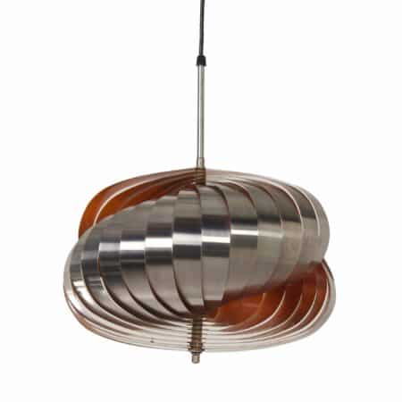 Henri Mathieu Style Pendant Lamp for Massive, 1970