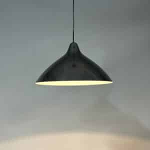 Pendant lamp by Lisa Johansson Pape for Orno, Finland, 1960s | Silver Colored