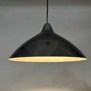 Pendant lamp by Lisa Johansson Pape for Orno, Finland, 1960s | Silver Colored