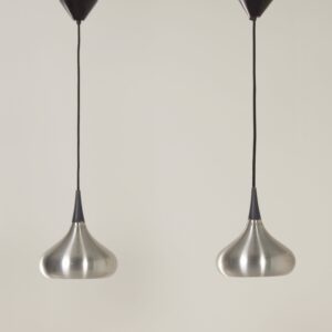 Pair of Orient Minor Pendant Lamps by Jo Hammerborg for Fog &#038; Morup, 1960s
