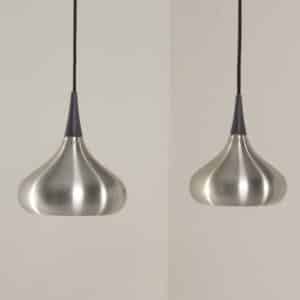 Pair of Orient Minor Pendant Lamps by Jo Hammerborg for Fog &#038; Morup, 1960s
