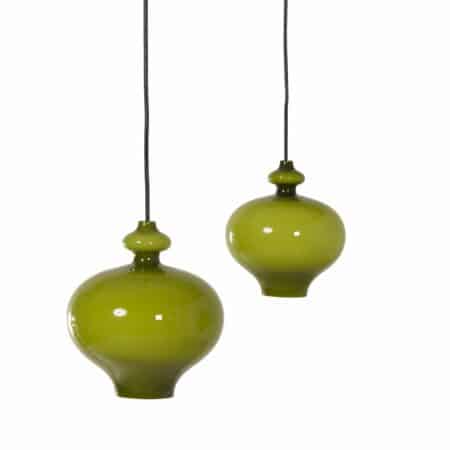 Pair of Pendant Lamps by Hans-Agne Jakobsson for Staff Leuchten, 1970s