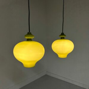 Pair of Pendant Lamps by Hans-Agne Jakobsson for Staff Leuchten, 1970s