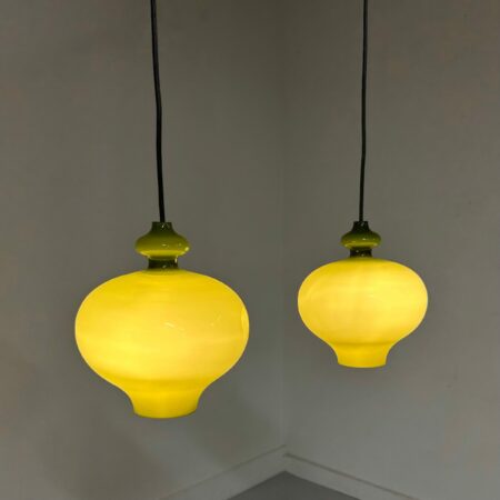 Pair of Pendant Lamps by Hans-Agne Jakobsson for Staff Leuchten, 1970s