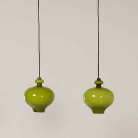 Pair of Pendant Lamps by Hans-Agne Jakobsson for Staff Leuchten, 1970s