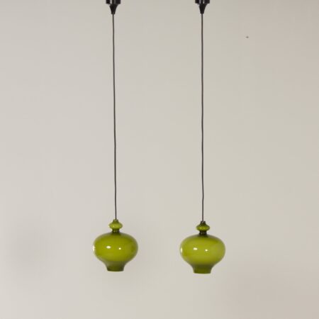 Pair of Pendant Lamps by Hans-Agne Jakobsson for Staff Leuchten, 1970s