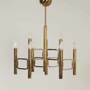 Chandelier &#8220;Modulo series&#8221; by Profili Industria Lampadari, 1970s