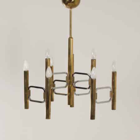 Chandelier &#8220;Modulo series&#8221; by Profili Industria Lampadari, 1970s