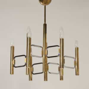 Chandelier &#8220;Modulo series&#8221; by Profili Industria Lampadari, 1970s