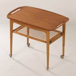 Danish Trolley by Johannes Andersen for CFC Silkeborg, 1960s | With Removable Tray