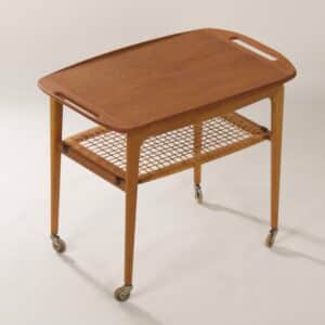 Danish Trolley by Johannes Andersen for CFC Silkeborg, 1960s | With Removable Tray