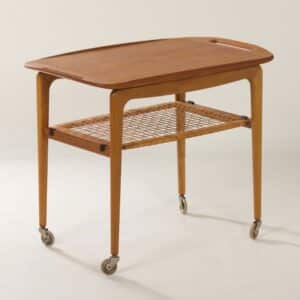 Danish Trolley by Johannes Andersen for CFC Silkeborg, 1960s | With Removable Tray