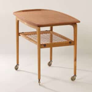Danish Trolley by Johannes Andersen for CFC Silkeborg, 1960s | With Removable Tray
