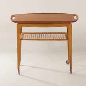 Danish Trolley by Johannes Andersen for CFC Silkeborg, 1960s | With Removable Tray