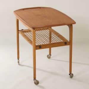 Danish Trolley by Johannes Andersen for CFC Silkeborg, 1960s | With Removable Tray