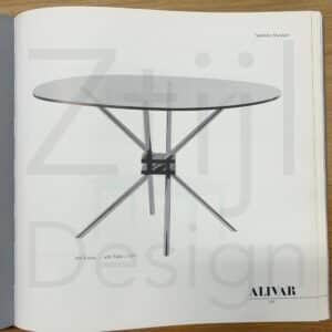 Round Dining Table Model 459 by Takehiko Mizutani for Alivar, 1990s