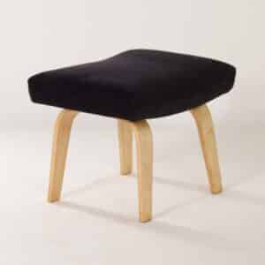 PB02 Stool by Cees Braakman for Pastoe, 1950s | Birchwood and New Black Rib