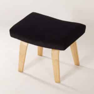 PB02 Stool by Cees Braakman for Pastoe, 1950s | Birchwood and New Black Rib