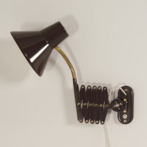 Brown Scissors Lamp by Hala, 1960s