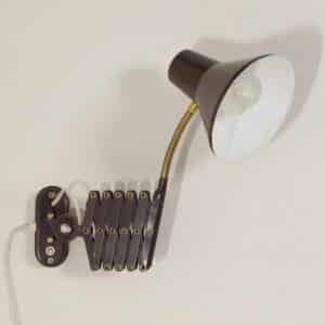 Brown Scissors Lamp by Hala, 1960s