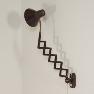 Brown Scissors Lamp by Hala, 1960s