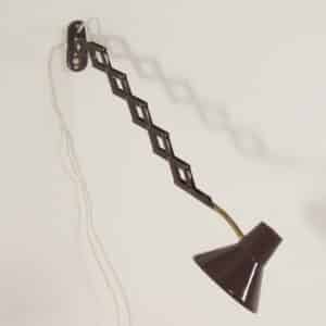 Brown Scissors Lamp by Hala, 1960s