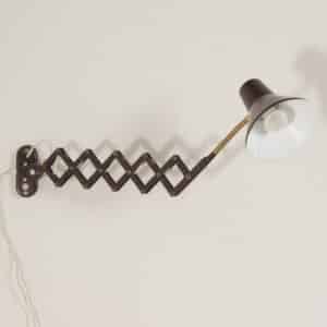 Brown Scissors Lamp by Hala, 1960s