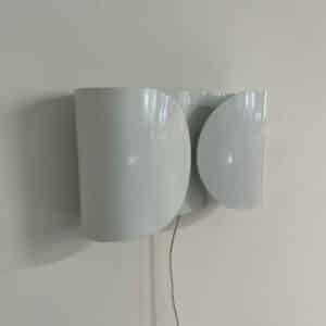 White Foglio Wall Lamp by Tobia Scarpa for Flos, 1980s