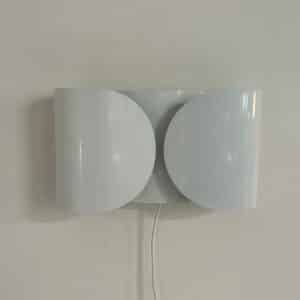 White Foglio Wall Lamp by Tobia Scarpa for Flos, 1980s