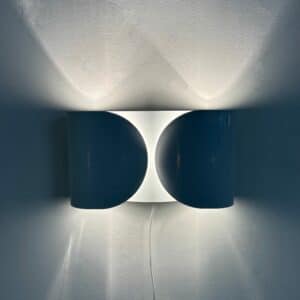 White Foglio Wall Lamp by Tobia Scarpa for Flos, 1980s