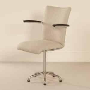 Office chair by Toon de Wit for Gebr. de Wit, 1950s &#8211; Re-upholstered